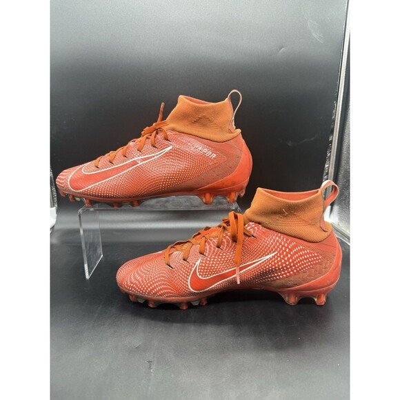 Nike VAPOR UNTOUCHABLE PRO TD 3 Football Cleats ORANGE 917165-800 Mens Size 10.5 - Picture 2 of 8